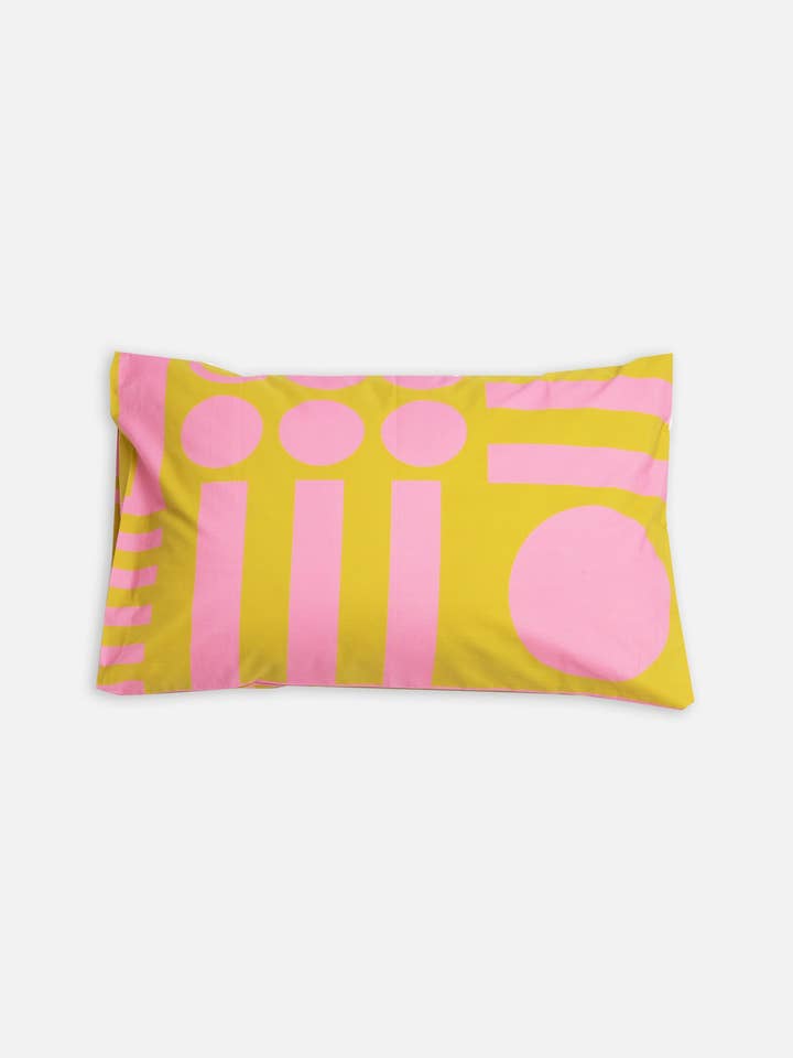 Paradox Pillowcase in Wasabi for wholesale by Irregular Sleep Pattern