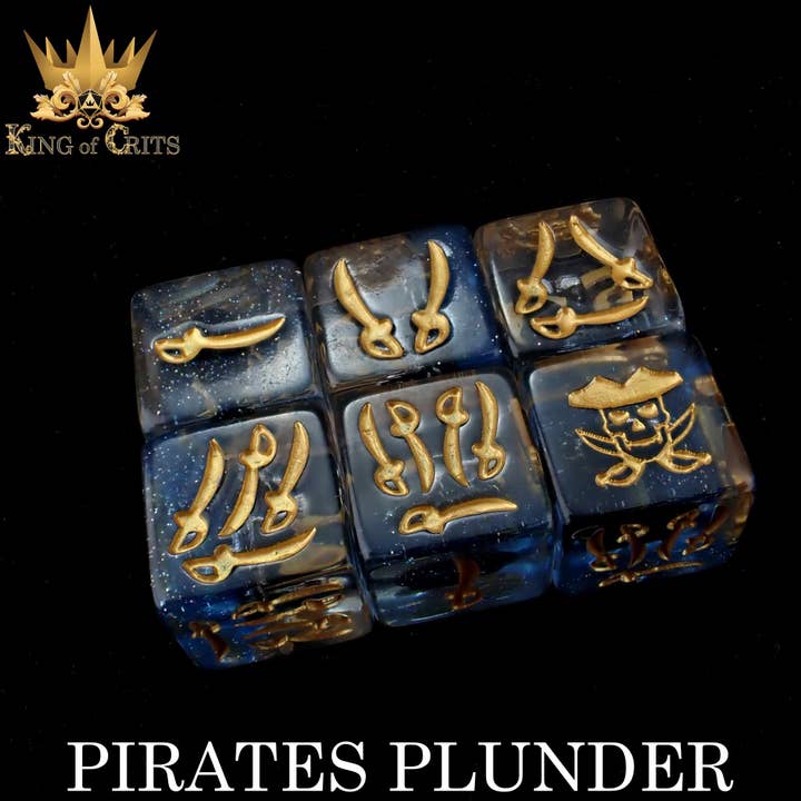 DNDDICE.COM - Wholesale Dice - Pirates Plunder - 11 Dice Set6
