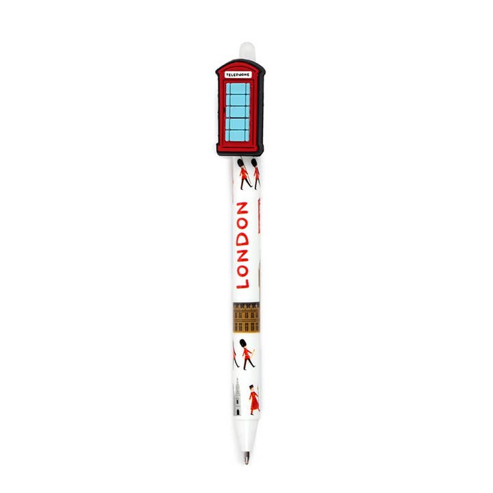 Puckator Ltd – wholesale Pen – Inkredible Erasable Pen with PVC London Souvenir Topper3
