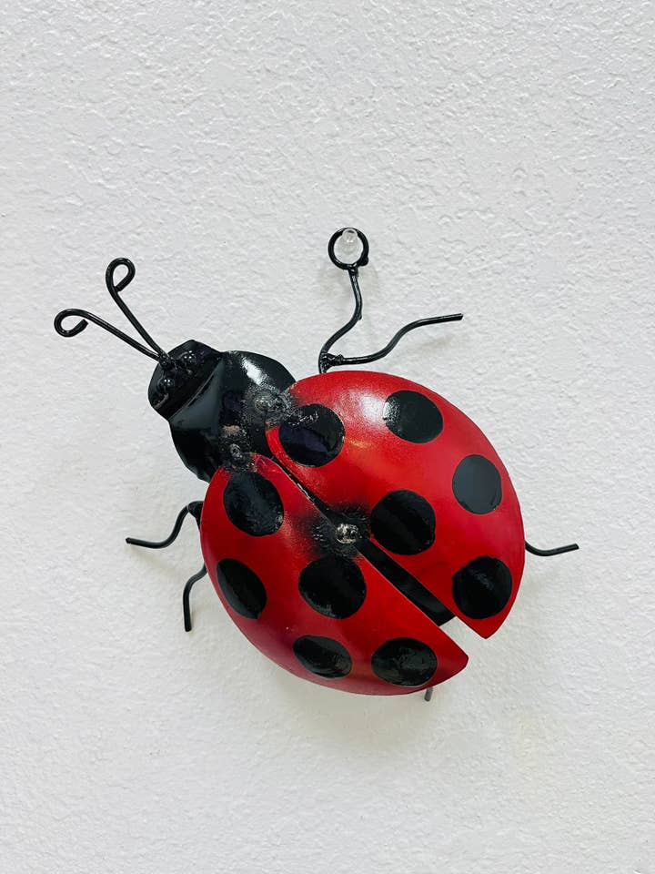 Lady Bugs, Handmade, Metal Yard Decor - C-9 for wholesale by Rustic Farm