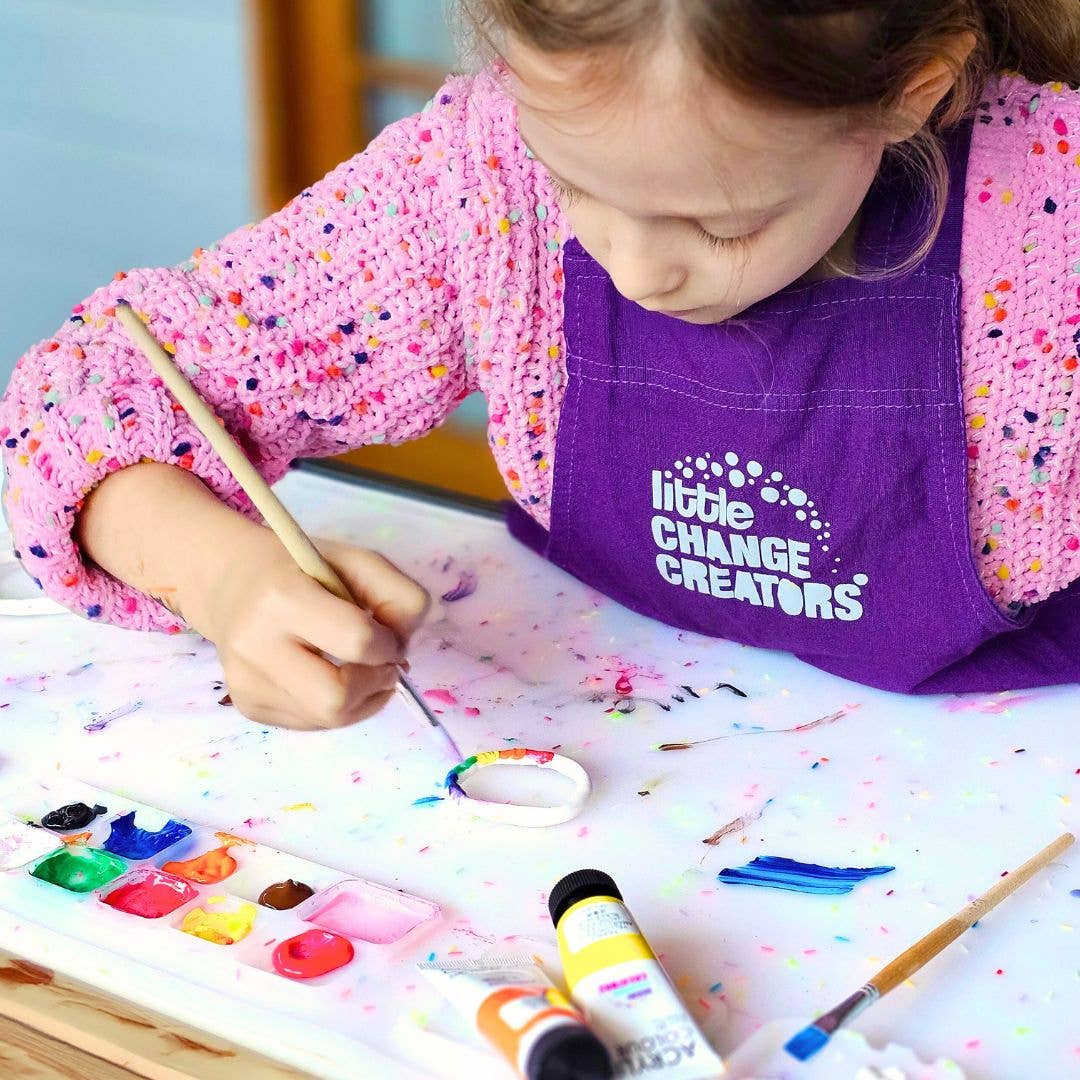 Little Change Creators - Wholesale DIY craft kit – Child - Re-CRAFT-able™ Creativity Set - Play Dough Mat - Confetti6