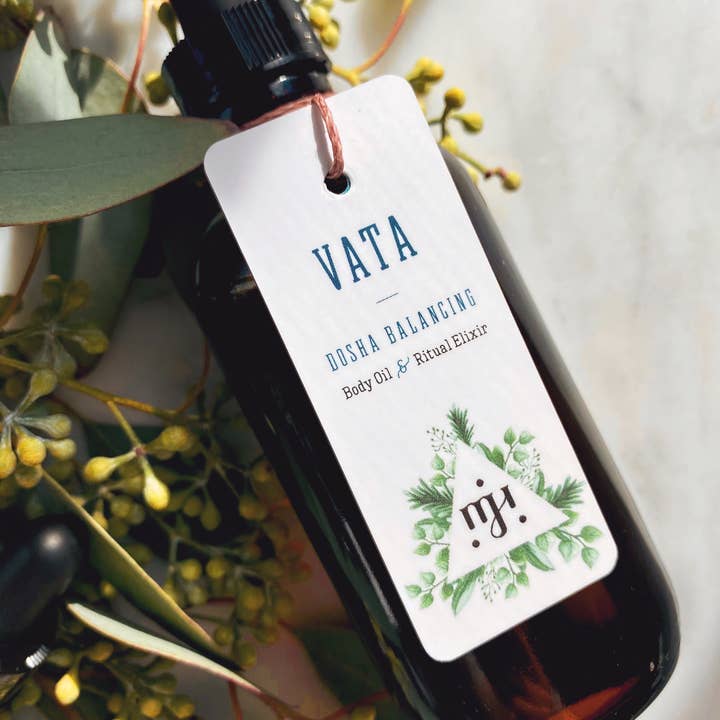 Huile pour le corps équilibrant Vata-Équilibrant pour la vente par MJH Ayurvedic Botanicals