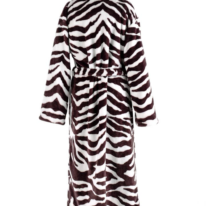 Albornoz largo Zebra S Marrón para venta al por mayor de Heckettlane