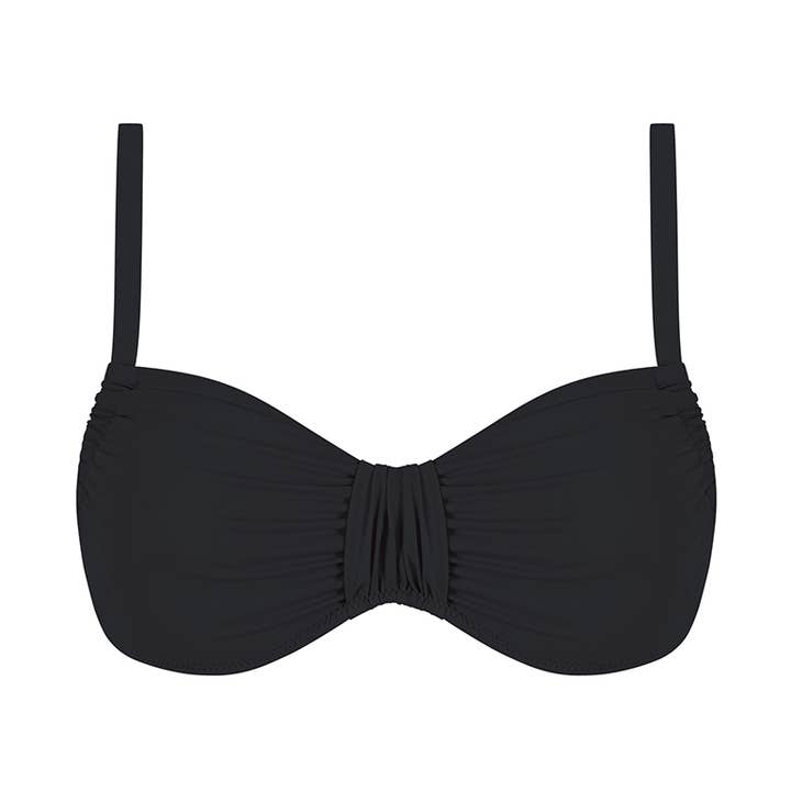 Chlamys Varia by MrMiss - Vente Haut de maillot de bain – femme - Haut de bikini balconnet non rembourré Chlamys Varia-Noir0
