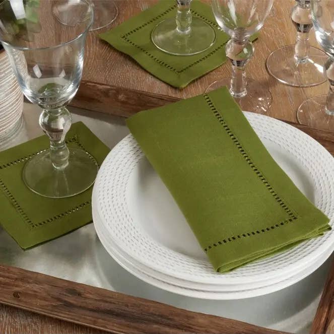 Fennco Styles - Wholesale Dinner & Cloth Napkin - Hemstitch Border 20-Inch Dinner Napkin12