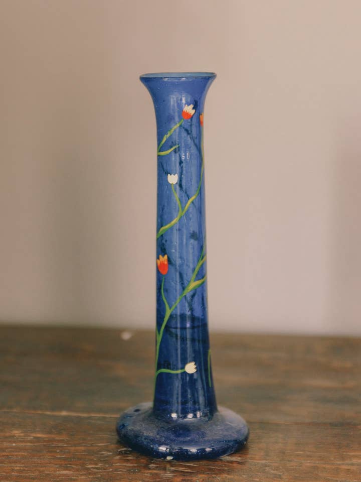 Lapis Herati Candlestick l Kabul, Afghanistan for wholesale by Østerland