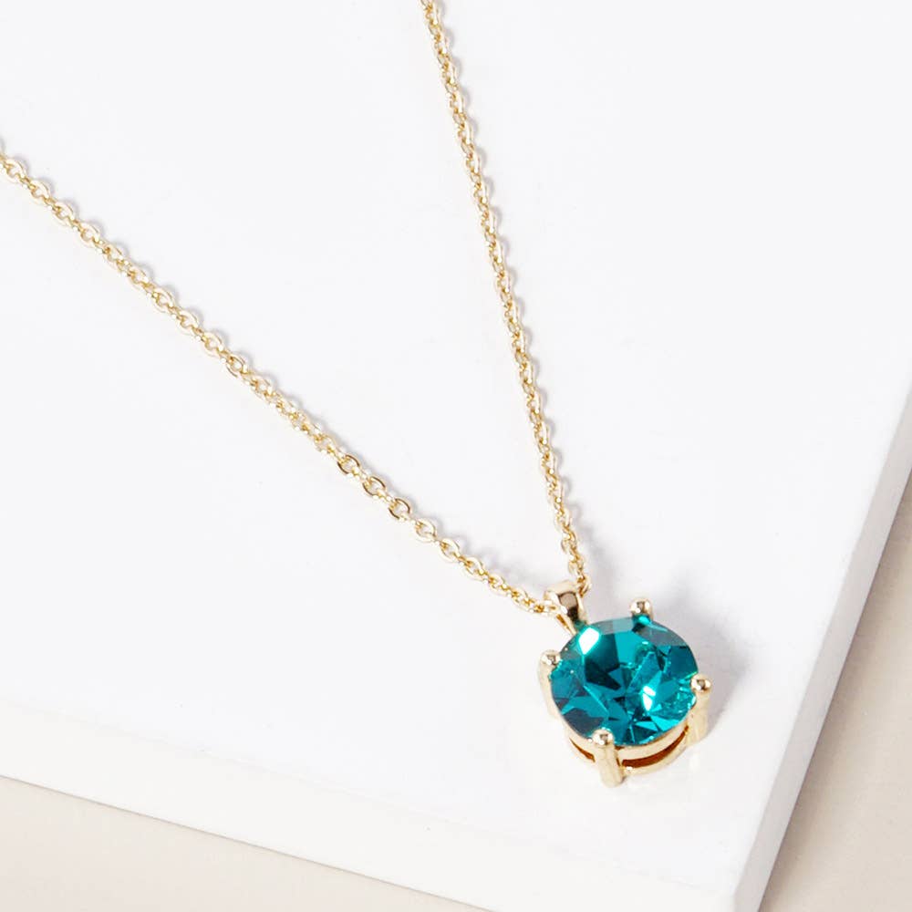 Sensibling Corp. – wholesale Pendant/charm necklace – 12PCS - Birthday Stone Cluster Pendant Necklaces3