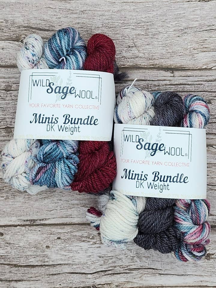 Hearth + Hollow Collection Minis - DK - RTS for wholesale by Wild Sage Wool