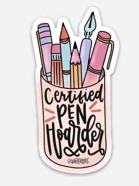 Certified Pen Hoarder for wholesale by NatterDoodle