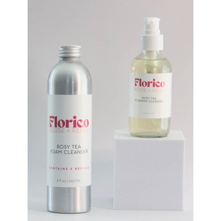 Florico - Wholesale Facial Cleanser - Rosy Tea Foaming Cleanser Retail2