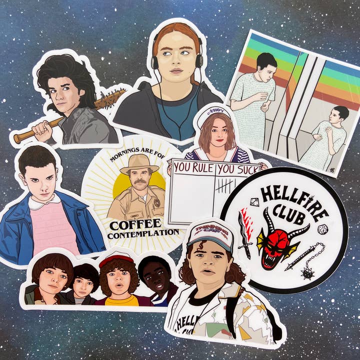 The Red Swan Shop – Großhandel Aufkleber – Vinyl-Aufkleber - Eleven at Hawkins Lab - Stranger Things3