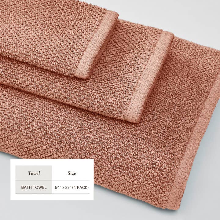 BH Collective - Wholesale Towel Set - Cotton Textured Bath Towel Set - Acacia Collection78