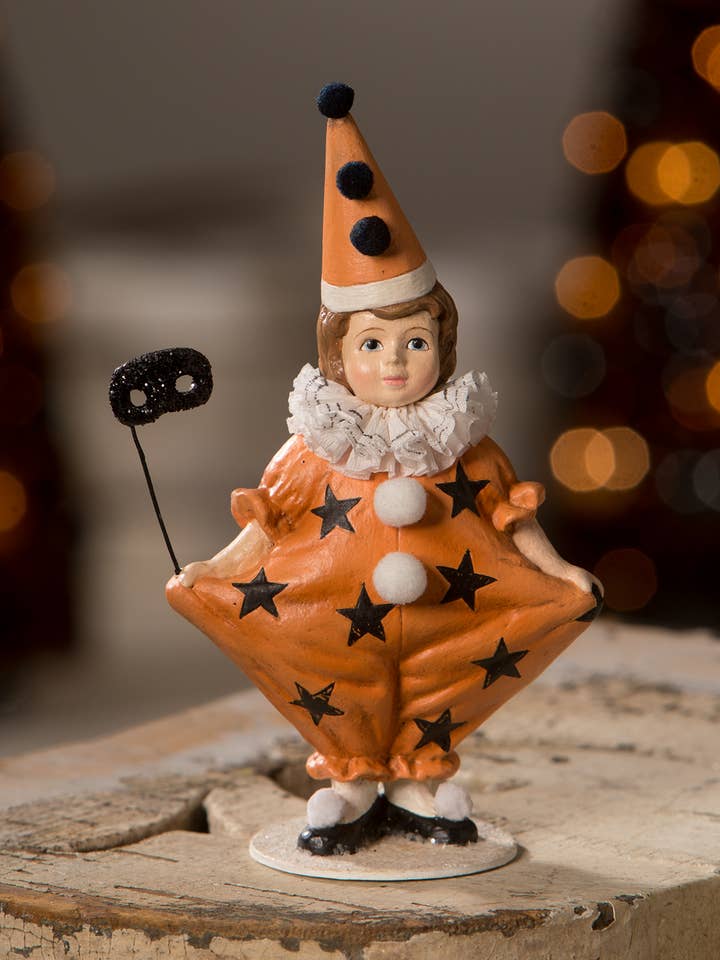 Halloween Masquerade Clown Girl for wholesale by Bethany Lowe Designs