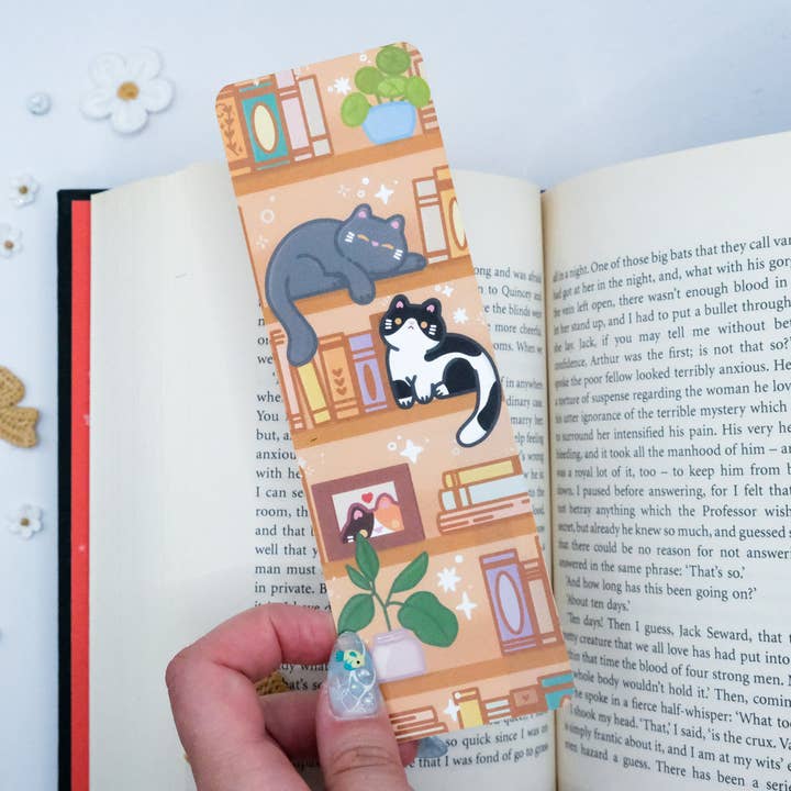 Sparkles in the Wild - Wholesale Bookmark - Marque-page Amoureux des Chats et des Livres