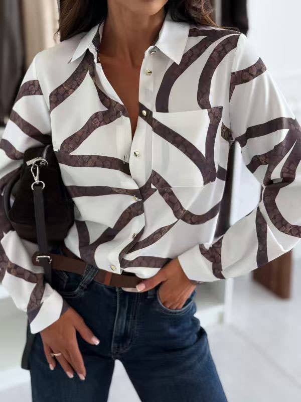 imprimée Chemise imprimée - 5295-14 en vente sur Faire0