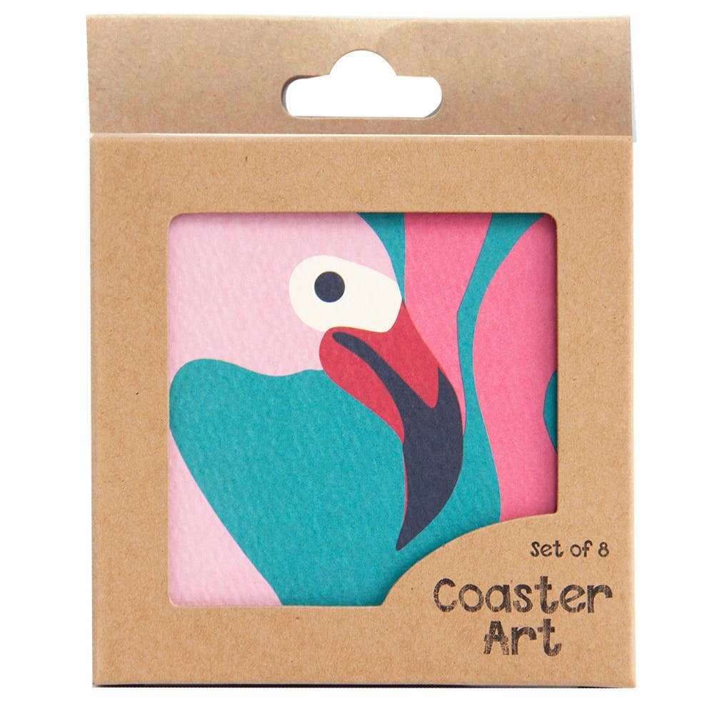 Original Products UK/EU – Großhandel Untersetzer – Flamingo Coaster 8er-Pack3