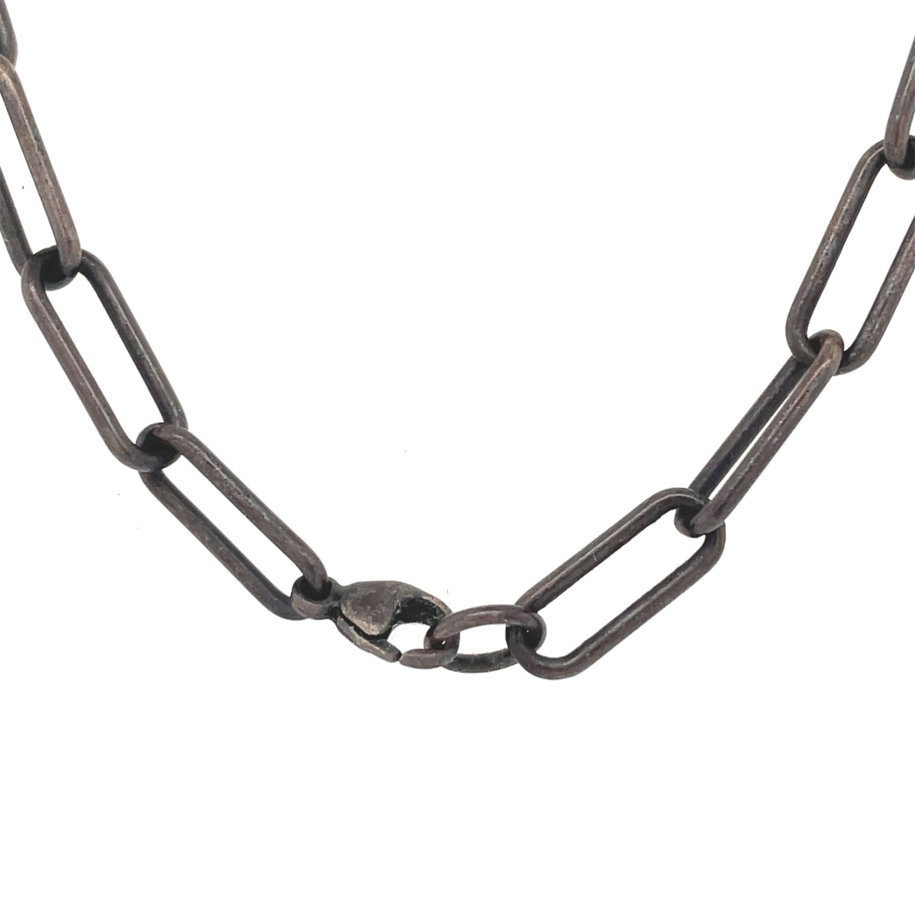 Flavia Bennett Designs - Wholesale Link & Chain Necklace - Round Paperclip Chain Necklace4