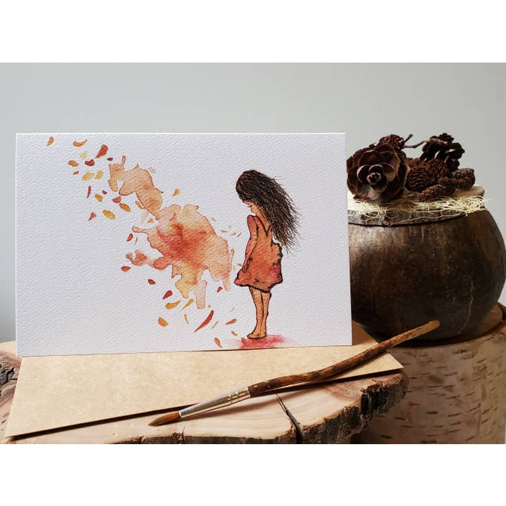 Carte de vœux « Perfect Fragments of myself » pour la vente par Tree Drops