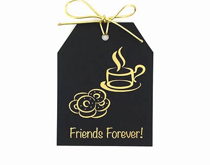 WowWordZ - Wholesale Gift Tag - Friends Forever Gold Foil Gift Tags – Set of 102