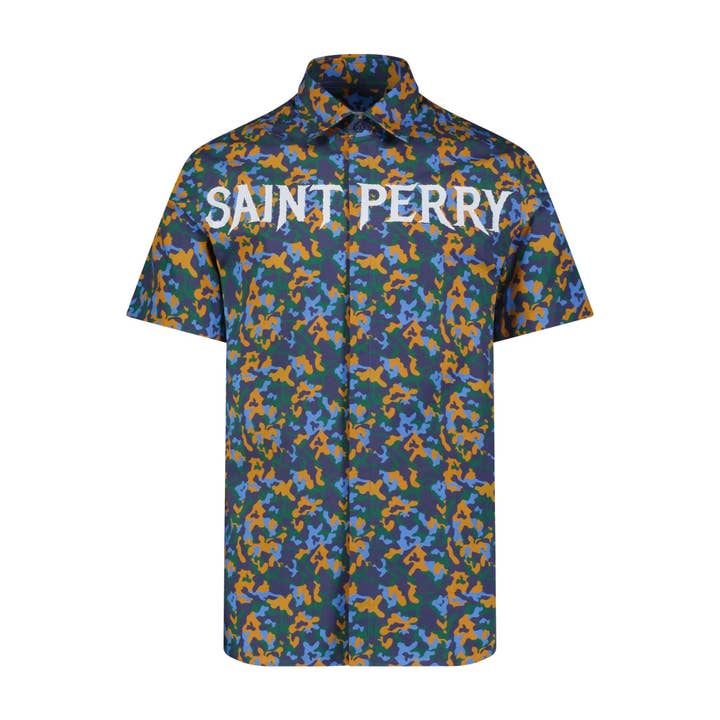 Camisa de camuflaje colorida para venta al por mayor de SAINT PERRY