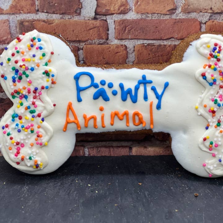 Pawty Animal bone for wholesale by Tito's Pet Bakery