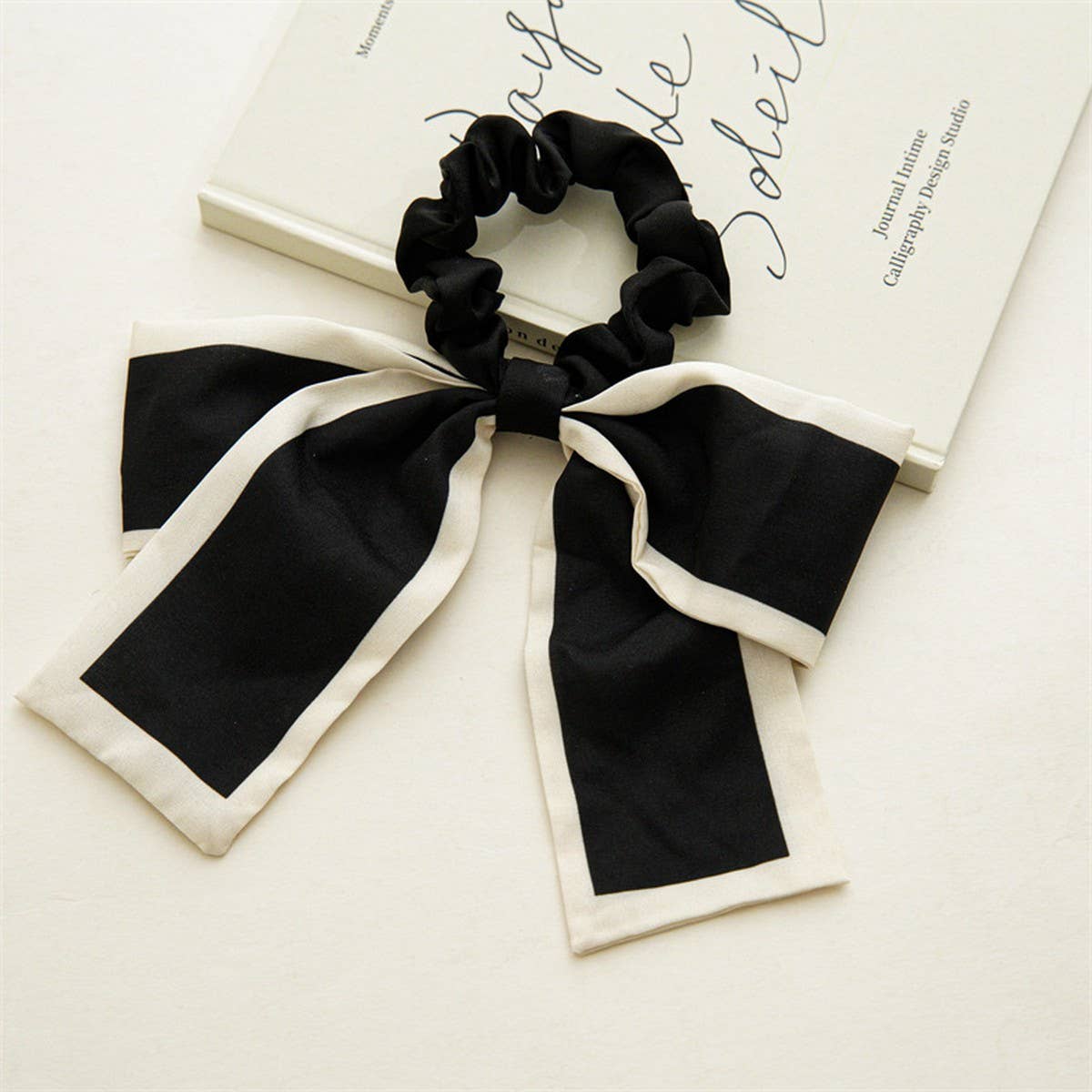ACCITY - Wholesale Scrunchie - Women's - BOW HAIR BAND PONYTAIL RIBBON HAIR ACCESSORIES_CWAHA41620