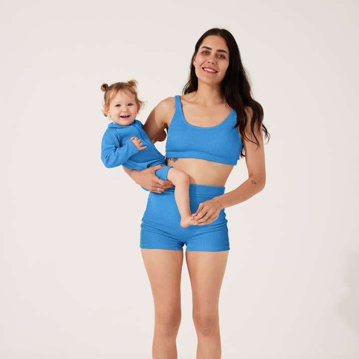 Lagoon Embrace Swim Crop for wholesale by EcoNaps