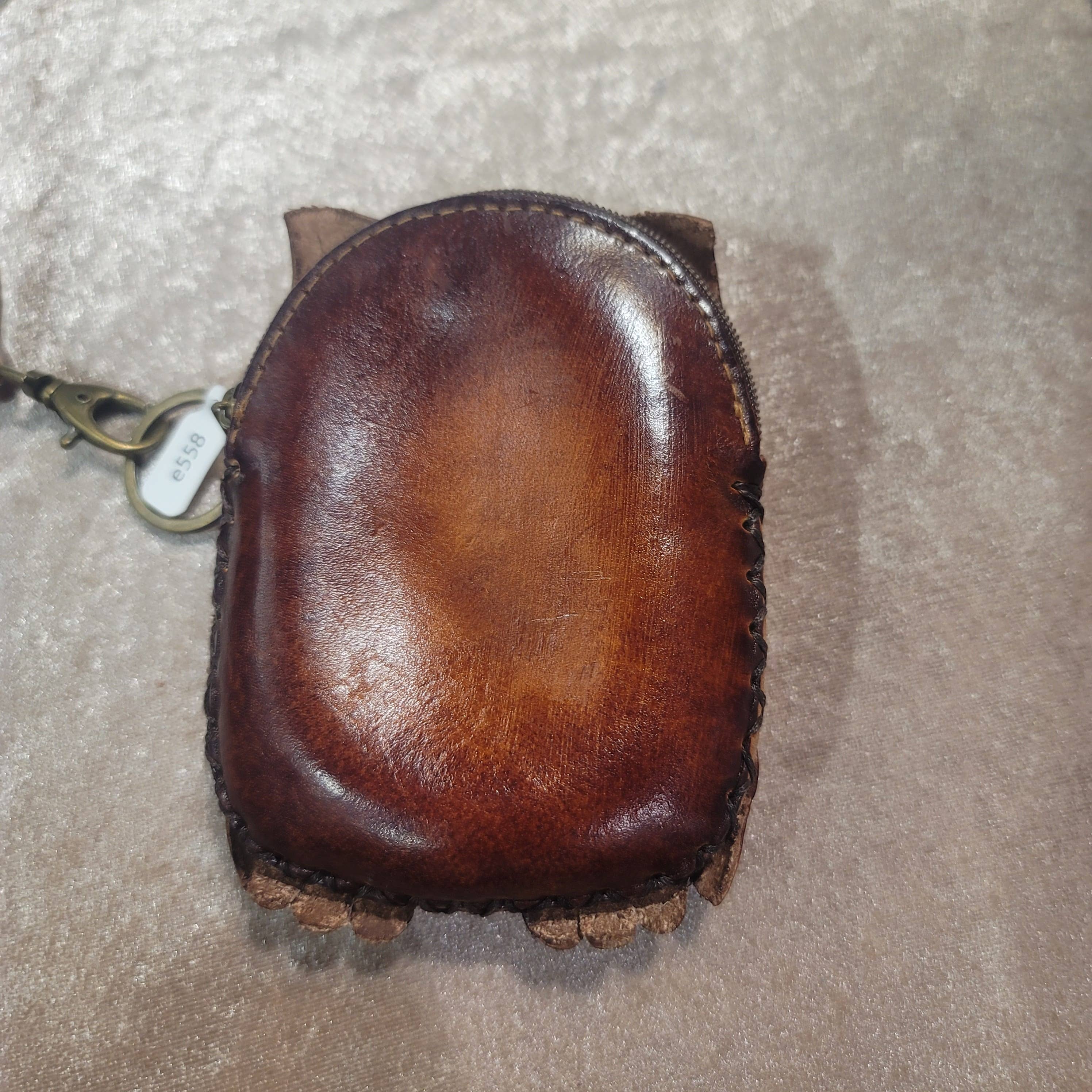 Sunflower Handmade leather inc - Wholesale Wristlet - Leather Owl Wristlet coin purse wallet4