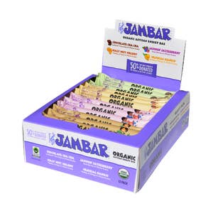 JAMBAR Organic Energy Bar Variety Pack and other Wholesale quest bars for your store trending on Faire.
