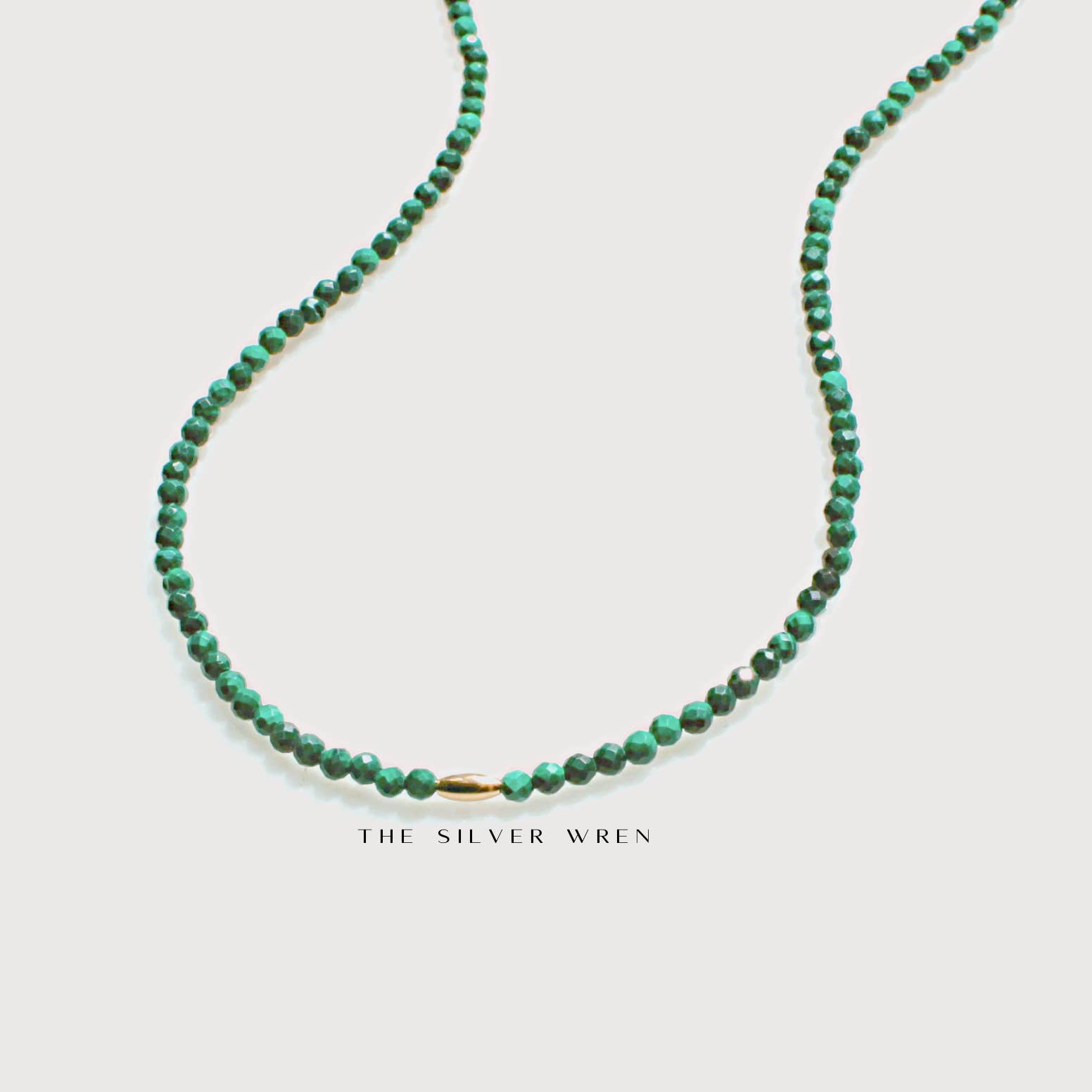 The Silver Wren - Vendita all'ingrosso Collane di perline/perle - Collana con perline in malachite2