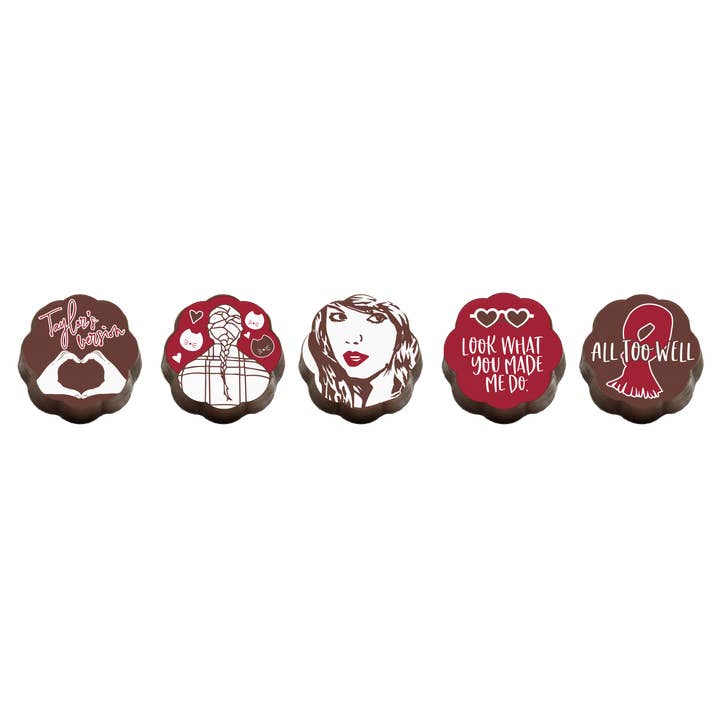 Chouquette - Wholesale Chocolate Covered Sweets - Taylor Swift Fan Club Chocolate Covered Caramels (5p in box)