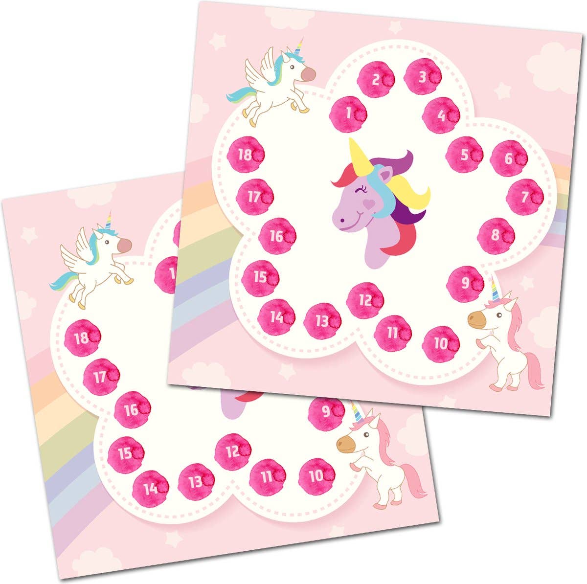 Sticker Varia - Vente Autocollant - Enfant et bébé - Tableaux de récompenses licorne avec autocollants2