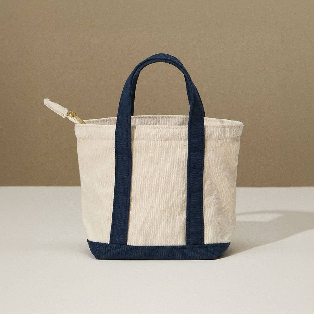 Sensibling Corp. - Wholesale Tote Bag - Women's - Mini Multi Purpose Compact Canvas Tote Bag
8