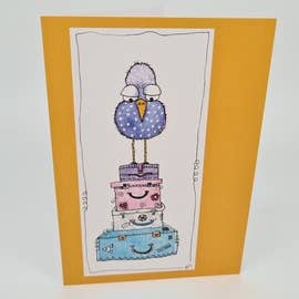 Folded greeting card (subject # 1302). A6 format for wholesale by CARD-ART