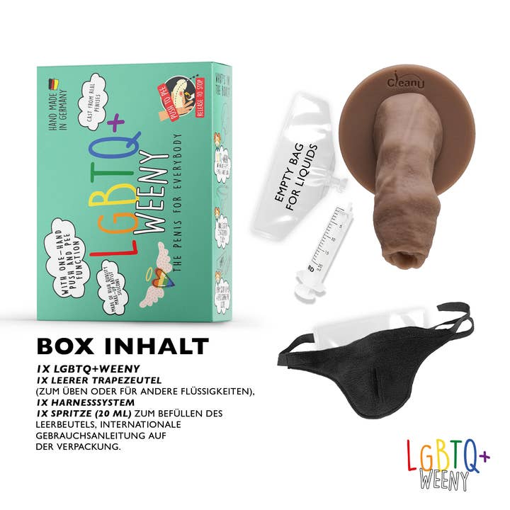 CleanU - Wholesale Prank/Gag Gift - LGBTQ+ Weeny Amor Deep Bronze2