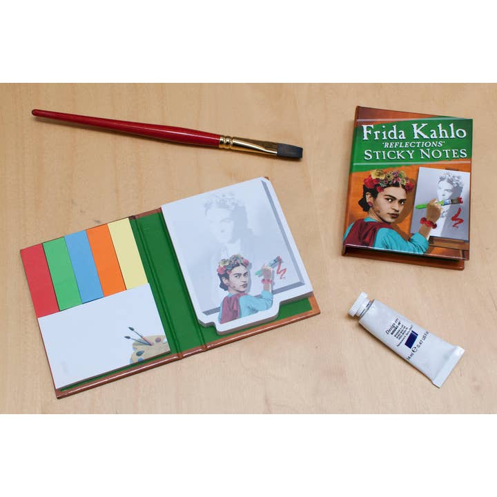 Unemployed Philosophers Guild - Wholesale Sticky Notes - Frida Reflections Sticky Notes
