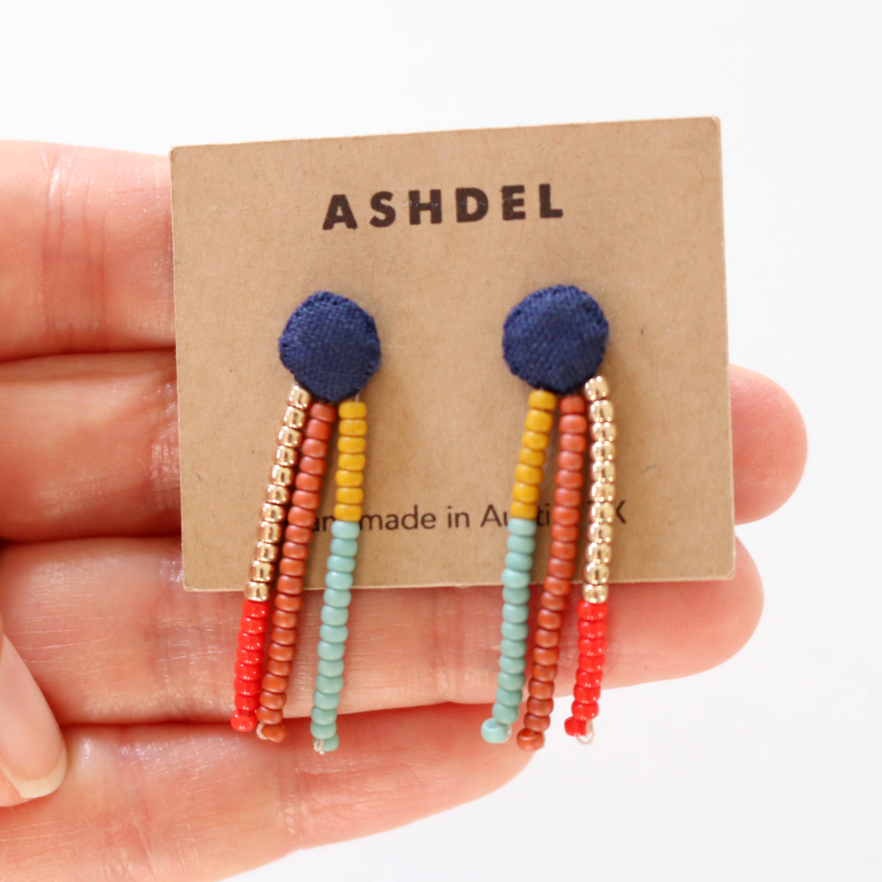 ashdel - Wholesale Dangle Earrings - Line Drop Studs1