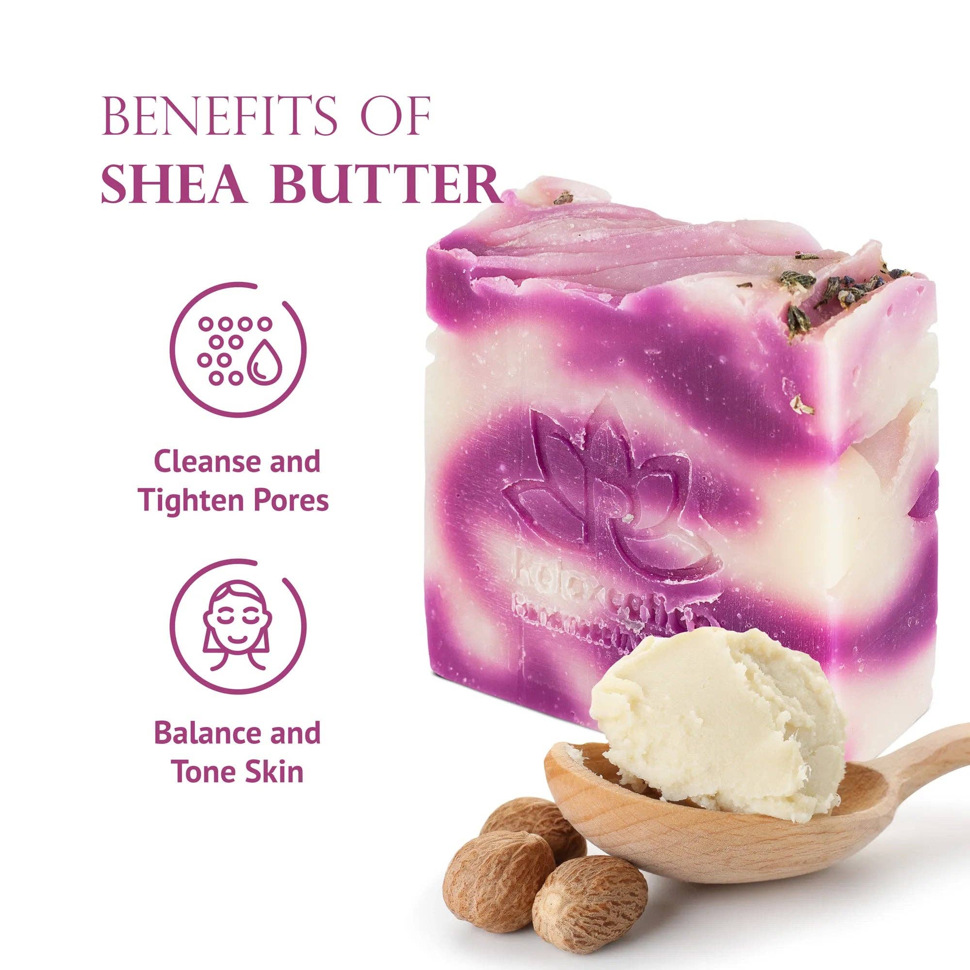 Relaxcation - Wholesale Bar Soap - French LAVENDER SHEA BUTTER All-Natural Soap Bar5