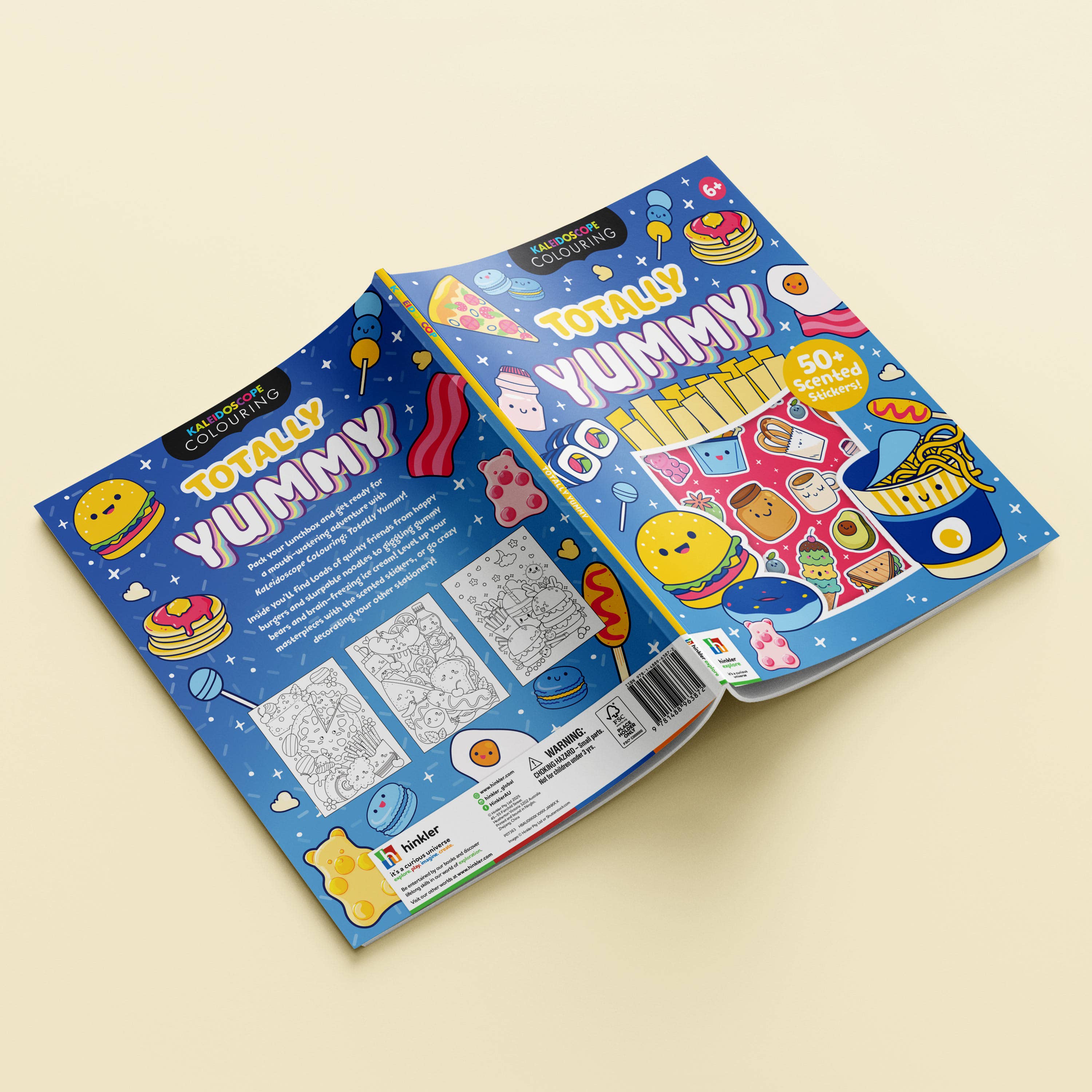 Hinkler Australia - Wholesale Sticker – Child & baby - Kaleidoscope Colouring Scented Stickers Totally Yummy4