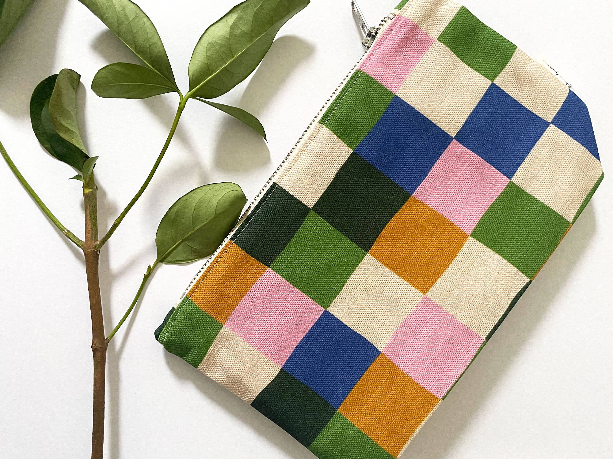 Fabric Drawer - Wholesale Pouch - Women's - Handmade Make-up, Travel, Clutch Zip Purse - Picnic (Dark)5