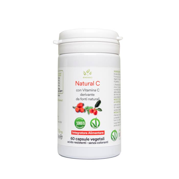Natural C: Capsules with Acerola and Rosehip - 60 cps for wholesale by Natura srl