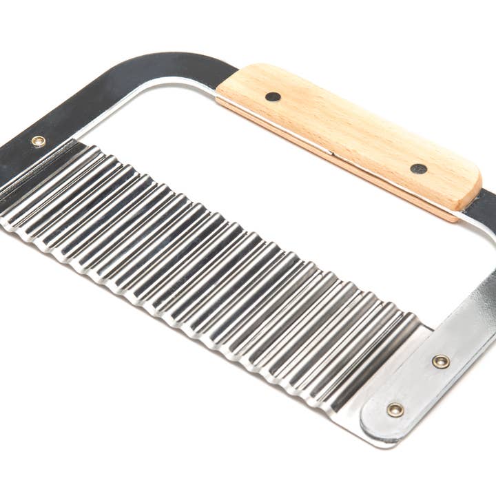 Tritatutto seghettato Fox Run, acciaio inossidabile, 0,5" x 7,5" x 5" per la vendita all'ingrosso da parte di Fox Run Brands