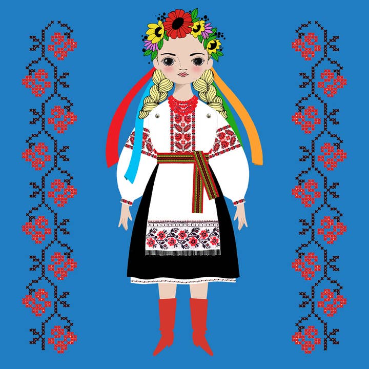 Of Unusual Kind - Wholesale DIY Craft Kit - Kids - NATALKA PAPER DOLL