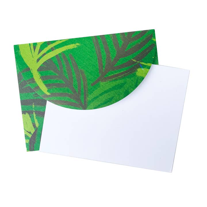 Palm Patterned Envelope Note Set for wholesale by The Social Type