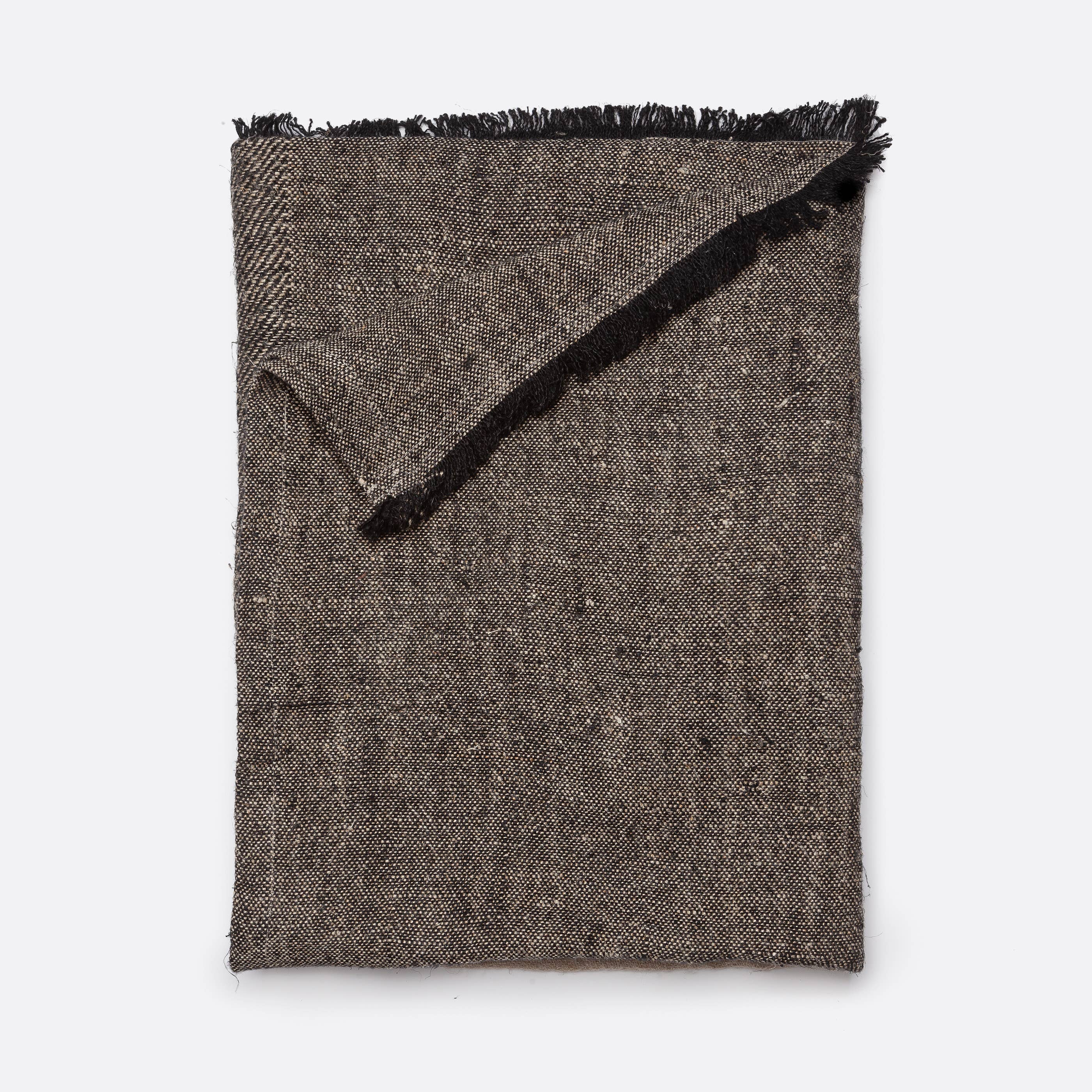 Dareels - Vente Plaids - Plaid DADDAL en lin naturel0