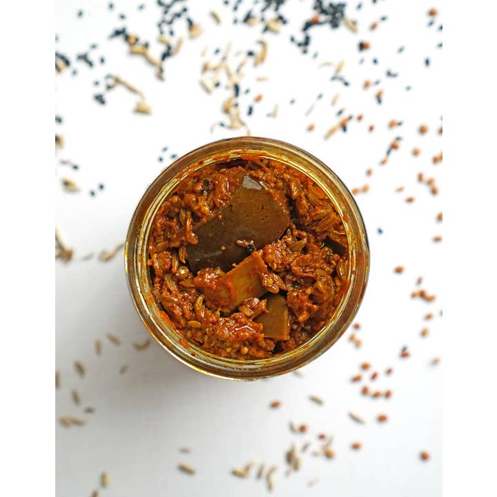 Pure Indian Foods - Wholesale Pickled vegetables - Indian Raw Mango Pickle - Limited Edition, Seasonal - 9 oz1