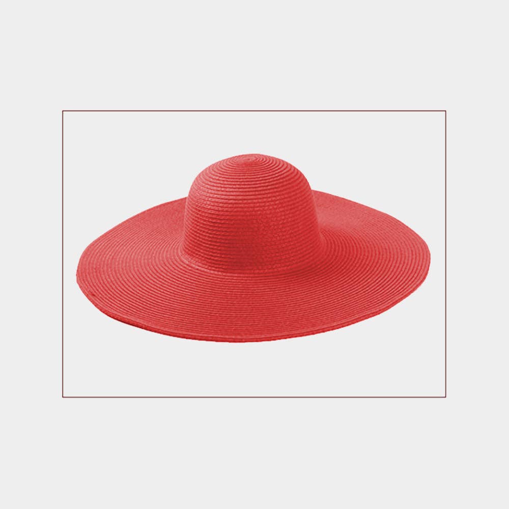 Sensibling Corp. - Wholesale Straw Hat - Women's - Solid Straw Sun Hat
20