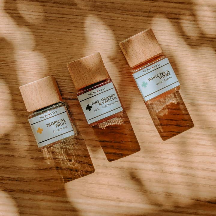 Difusor de Coche de Té Blanco y Tomillo: Clip de Ventilación con Aroma a Limón para venta al por mayor de Poppy+Lily