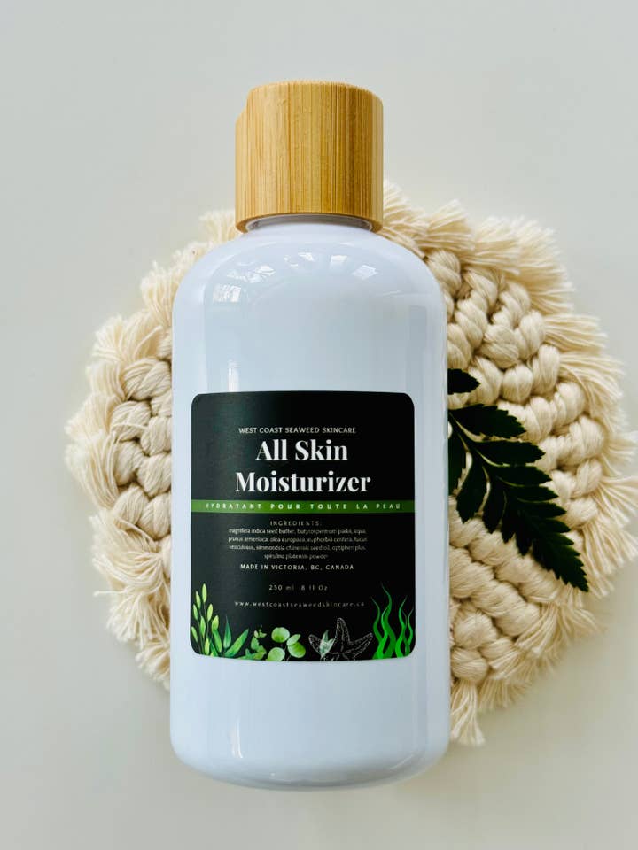All Skin Moisturizer With Seaweed & Spirulina 250ml for wholesale by West Coast Seaweed Skincare