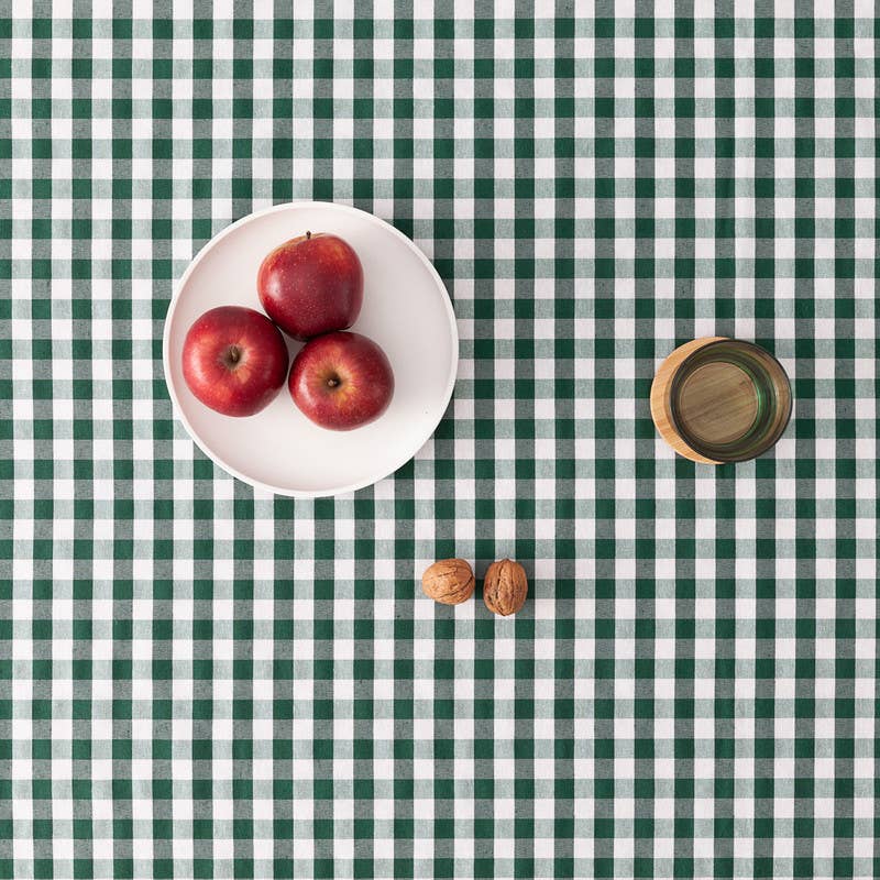 GAMUSI – wholesale Duk – Fläckbeständigt vaxdukstyg med vichy-rutigt bomullsmönster12